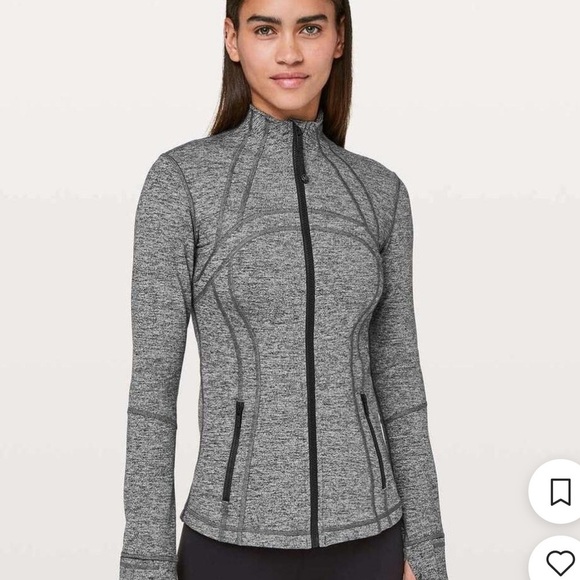 Lululemon women’s define grey jacket size 8 - Picture 1 of 14
